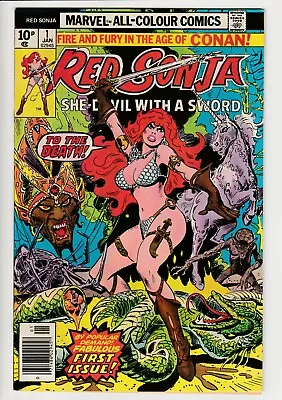 Buy Red Sonja #1 • 1977 • Vintage Marvel Comics •  The Blood Of The Unicorn  Conan • 0.99£