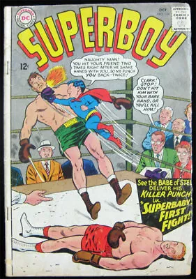 Buy Superboy #124 DC Comics October 1965 Superbaby Lana Lang 1st App Incest Queen • 7.88£