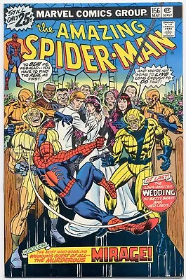 Buy Amazing Spider-Man 156 VF/NM 9.0 1976 1st App Mirage John Romita • 39.53£