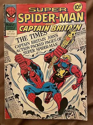 Buy Super Spiderman And Captain Britain 231 Marvel • 2.99£