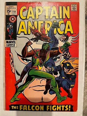 Buy Captain America #118 Comic Book  2nd App The Falcon • 23.64£