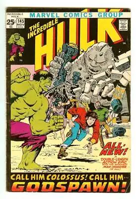 Buy Incredible Hulk #145 4.5 // Herb Trimpe & John Severin Cover Marvel Comics 1971 • 28.44£