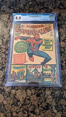 Buy Amazing Spider-man 38 Cgc 8.0 Last Steve Ditko!!!! • 223.86£