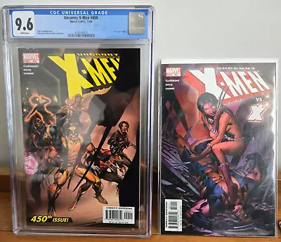 Buy Uncanny X-Men 450 CGC 9.6 & 451 Raw - 1st Meeting X-23 & Wolverine - Key • 91.94£