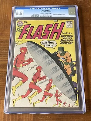 Buy Flash 109 CGC 6.5 OW/White Pages (2nd App Mirror Master- 1959!!!) • 240.73£