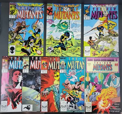 Buy (8) The New Mutants #59 - 65 Marvel Comics Lot Run 1988 Annual #4 60 61 62 63 64 • 18.28£