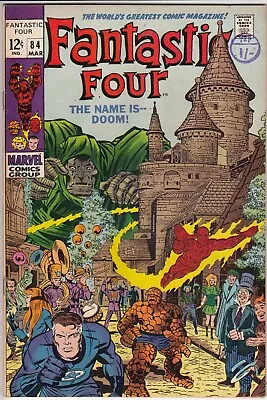 Buy Fantastic Four 84 - 1969 - Dr. Doom - Kirby - Very Fine/Near Mint • 49.99£
