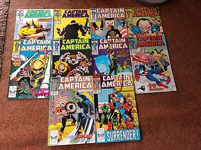 Buy Captain America 10 Issue Lot 330 331 336 338 339 340 342 343 344 345 • 27.50£