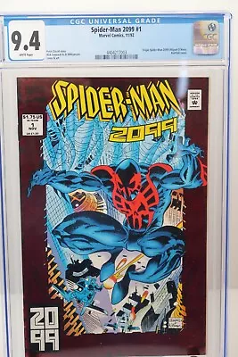 Buy Spider-Man 2099 #1 CGC 9.4 1st Appearance & Origin 1992 Marvel Comics • 80.43£