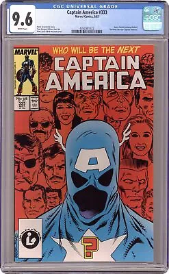 Buy Captain America #333D CGC 9.6 1987 4350381022 • 60.88£