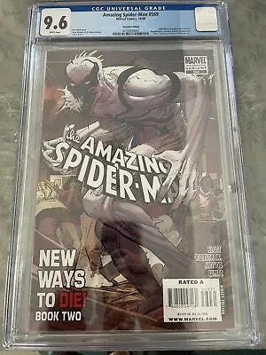 Buy Amazing Spider-Man #569 CGC 9.6 2nd Print Variant 1st Appearance Anti-Venom • 555.67£