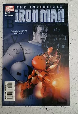 Buy The Invincible  Iron Man .....marvel..comic   Manhunt Part 3 Of 5  • 0.99£