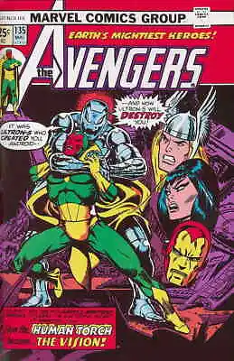 Buy Avengers, The #135 (Mark Jewelers) VG; Marvel | Low Grade - Origin Of Vision - W • 18.96£