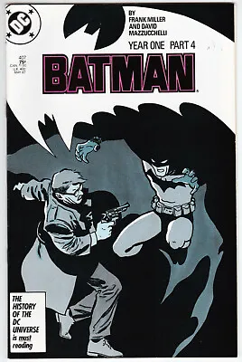Buy Batman #407 Very Fine-Near Mint 9.0 Batman Year One Part Four Frank Miller 1987 • 6.31£