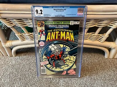 Buy Marvel Premiere # 47 (1979) CGC 9.2  White Pages! Scott Lang 1st Ant-Man! • 163.89£