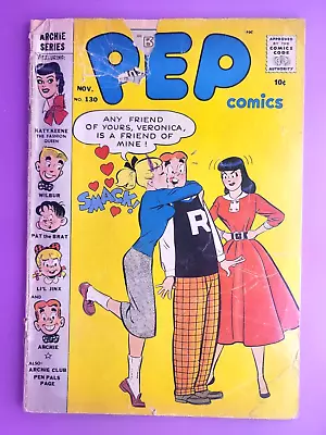 Buy Pep Comics  #130  Terrible Shape  1958 Archie  Combine Shipping Bx2402 J24 • 35.77£