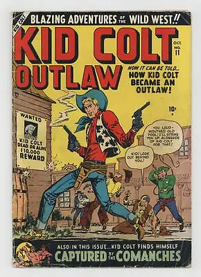 Buy Kid Colt Outlaw #11 GD/VG 3.0 1950  • 67.04£