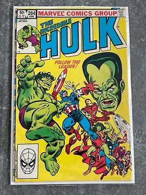 Buy Incredible Hulk #284 | Leader | Avengers App | FN | B&B (Marvel 1983) • 1.75£