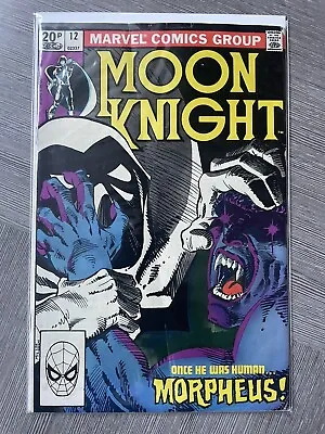 Buy Moon Knight #12 Pence  Price  Variant 1980   Marvel 1st Series • 9.95£
