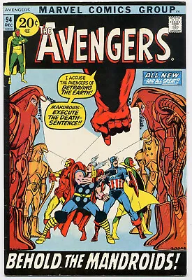 Buy Avengers 94 VF- 7.5 Marvel 1971 Neal Adams • 40.21£