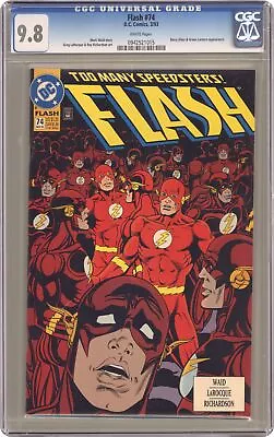Buy Flash #74 CGC 9.8 1993 0942521015 • 47.44£