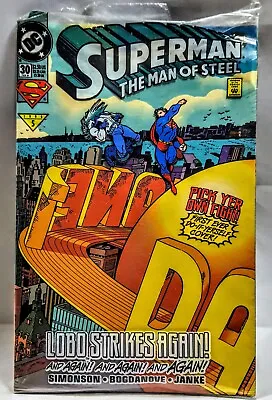 Buy Superman The Man Of Steel #30 | 1994 |  Lobo | Transfers • 7.83£