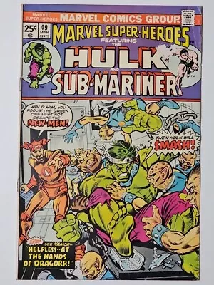 Buy Tales To Astonish #94 In Marvel Super-Heroes #49 Hulk Sub-Mariner Gil Kane Cover • 3.95£