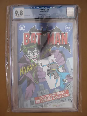 Buy DC Batman #251 2023 NYCC Foil Edition CGC 9.8 Neal Adams Cover • 179.89£
