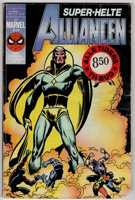 Buy Avengers #57 Rare DANISH Reprint First Appearance THE VISION 1984 ALLIANCE 1 • 41.27£