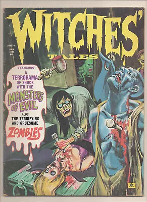Buy Witches Tales V4 N4 Jul 1972 Eerie Publications Horror Comic Book • 14.95£