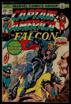 Buy Marvel Comics CAPTAIN AMERICA #180 1st Nomad VG 4.0 • 11.83£
