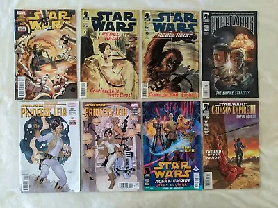 Buy Lot Of 8 Star Wars Comic Books Rebel Heist Princess Leia Agent Of The Empire Mix • 12.59£