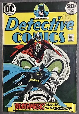 Buy Detective Comics No. #437 November 1973 DC Comics VG/G 1st App. Manhunter • 15£