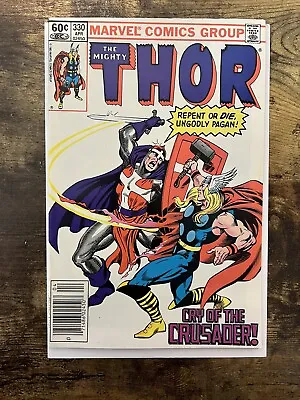 Buy Thor #330 - 1st Appearance Of Crusader - Newsstand • 9.50£