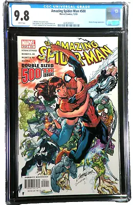 Buy Amazing Spider-man #500 CGC 9.8 J. Scott Cambell Tim Townsend 2003 • 70.95£