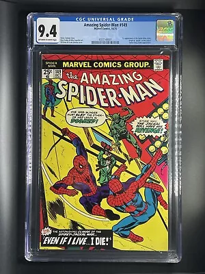 Buy Amazing Spider-Man 149 CGC 9.4 NM 1st App Spider Clone Ben Reilly Chasm • 301.60£