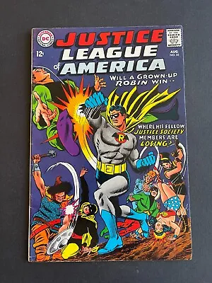Buy Justice League Of America #55 - 1st Appearance Of Golden Age Robin(DC, 1967) VF- • 102.16£