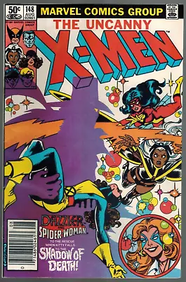 Buy Uncanny X-Men 148  1st Caliban!  Spider-Woman & Dazzler  Fine  1981 Marvel Comic • 10.24£