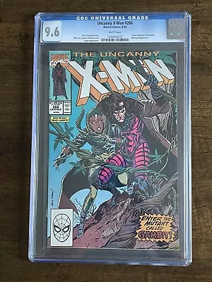 Buy Uncanny X-Men  266 9.6 CGC First GAMBIT Marvel 1990 NM+ • 221.17£