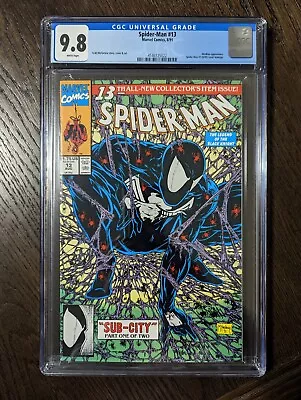 Buy Spider-Man #13,  CGC 9.8, 1991 Marvel, WP, McFarlane Classic Cover  • 91.45£