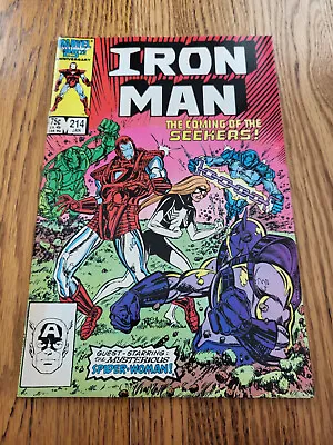 Buy Marvel Comics The Invincible Iron Man #214 (1987) - Very Good • 4.74£