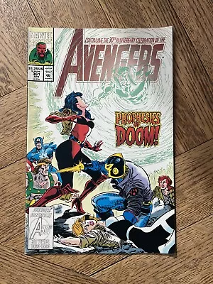 Buy Marvel Comics The Avengers #361 April 1993 Steve Epting Cover • 3.60£