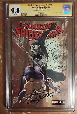 Buy AMAZING SPIDER-MAN #62 CGC SS 9.8 INHYUK LEE Signed & Sketched. Limited To 800🔥 • 150£