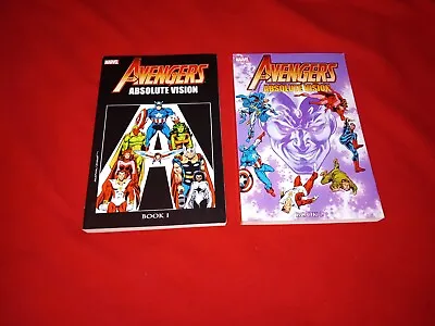 Buy Avengers Absolute Vision 231-254 Vol 1 2 Book Amazing Spider-man Annual 16 Eros • 100£