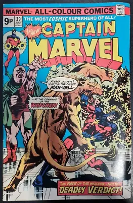 Buy Captain Marvel #39 1975 Pence Variant • 4.95£