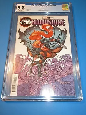 Buy Death Of Doctor Strange Bloodstone #1 Wolf Variant CGC 9.8 NM/M Gem Wow 1st Lyra • 57.26£