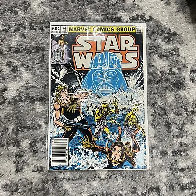 Buy Star Wars Comic Volume 1 #74 Newsstand Edition 1983 • 8.04£