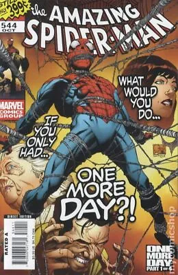 Buy Amazing Spider-Man #544A Quesada VF 2007 Stock Image • 9.09£