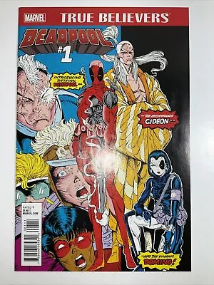 Buy True Believers Deadpool #1 New Mutants #98 Reprint Combined Shipping + 10 Pics! • 4£