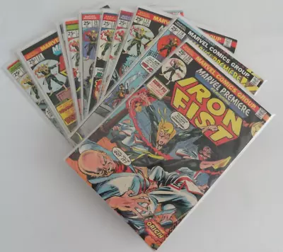 Buy Marvel Premiere Feat  Iron Fist  #15-#25 Full Run! 1st Appearance F/VF 1974 • 603.21£
